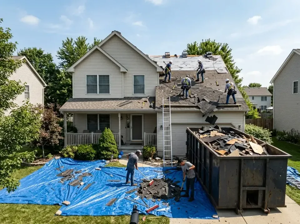roof-replacement-debris-remova-004 — frequently asked questions, Cheapest Dumpster Rentals in Geneseo, IL